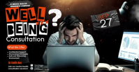 Mental Wellbeing Consultation Poster ภาพที่แชร์บน Facebook template