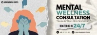 Mental Wellness Consultation Facebook Cover Photo template