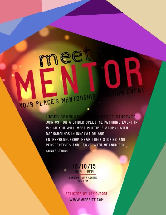 Copy of Mentor / Mentorship Flyer Template PosterMyWall