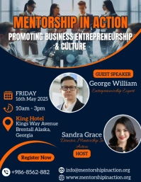 Mentorship Program Ad Flyer Folder (US Letter) template