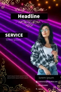 mentorship service Плакат template