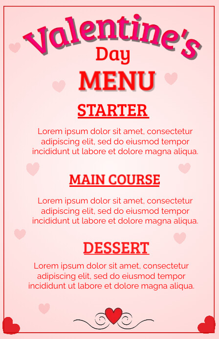 Menu (1) Half Page Wide template