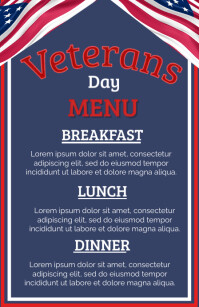 Menu (2) Half Page Wide template