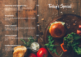 Main course Menu Template | PosterMyWall