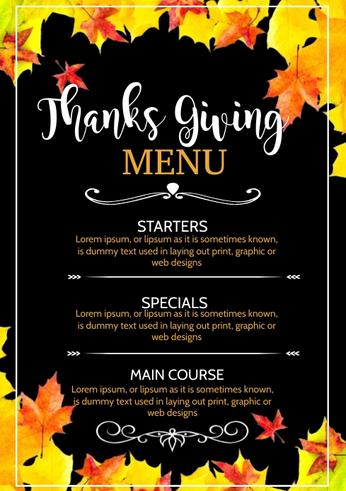 Plantilla de Menú de Búsqueda A2 | PosterMyWall