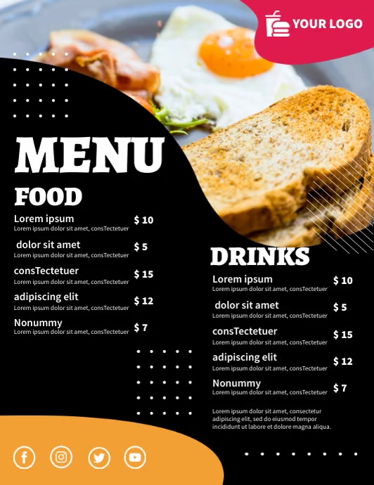 Menu Ad Example Copy of Menu Ads | PosterMyWall