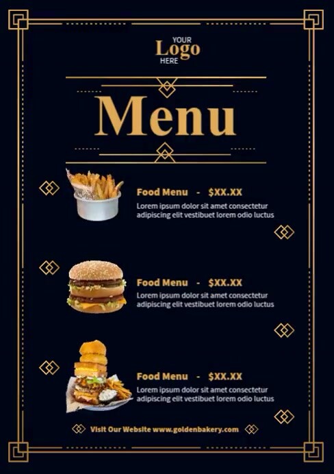 Menu Ads Template | PosterMyWall