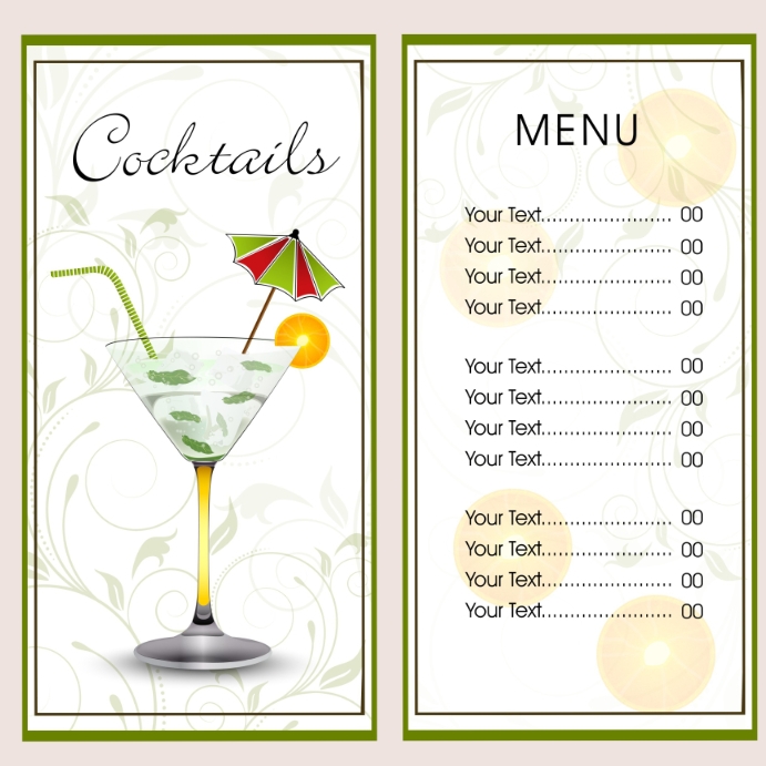 Menu card Template | PosterMyWall