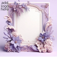 Menu card Instagram Post template