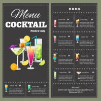 Menu Cocktail Instagram Post template