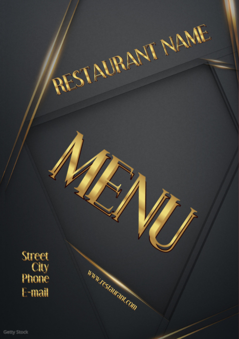 MENU COVER DESIGN 7 Template | PosterMyWall