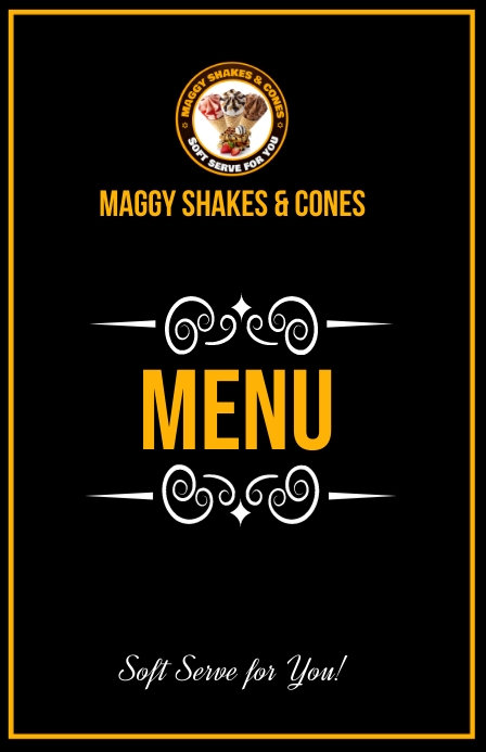 Menu Cover Page Template | PosterMyWall