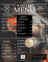 Menu Template | PosterMyWall