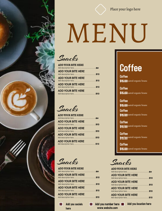 Copy of Menu | PosterMyWall