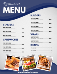 Menu Sample Design | PDF Template