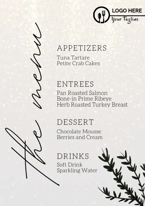 Plantilla de Menu | PosterMyWall
