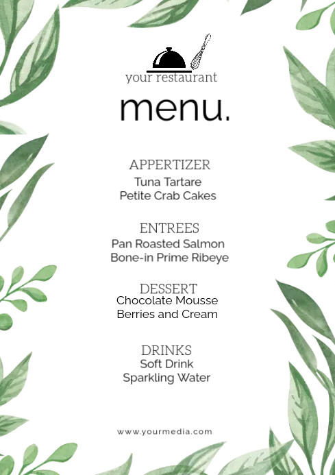 Menu Template | PosterMyWall