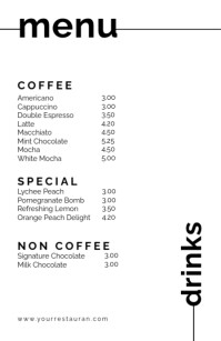 Menu Front Page Template | PosterMyWall