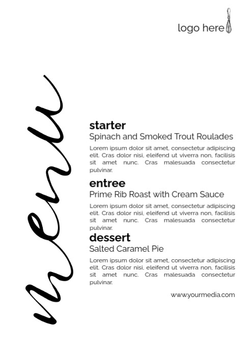 menu Template | PosterMyWall