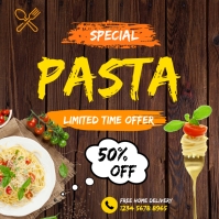 Menu Square (1:1) template