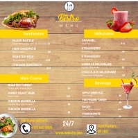Menu Template | PosterMyWall