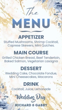 Menu Instagram-Story template