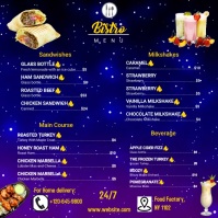 Menu Template | PosterMyWall