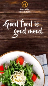 Menu Instagram Story template