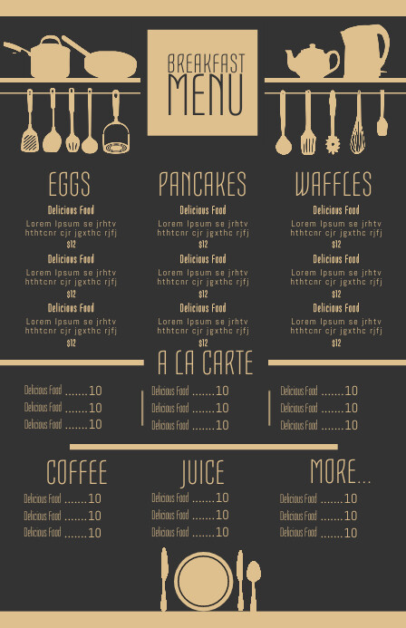 Restaurant Menu Template