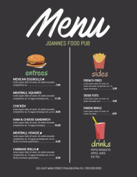 Design Restaurant Menus With Free Templates Postermywall