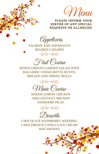 MENU Template | PosterMyWall