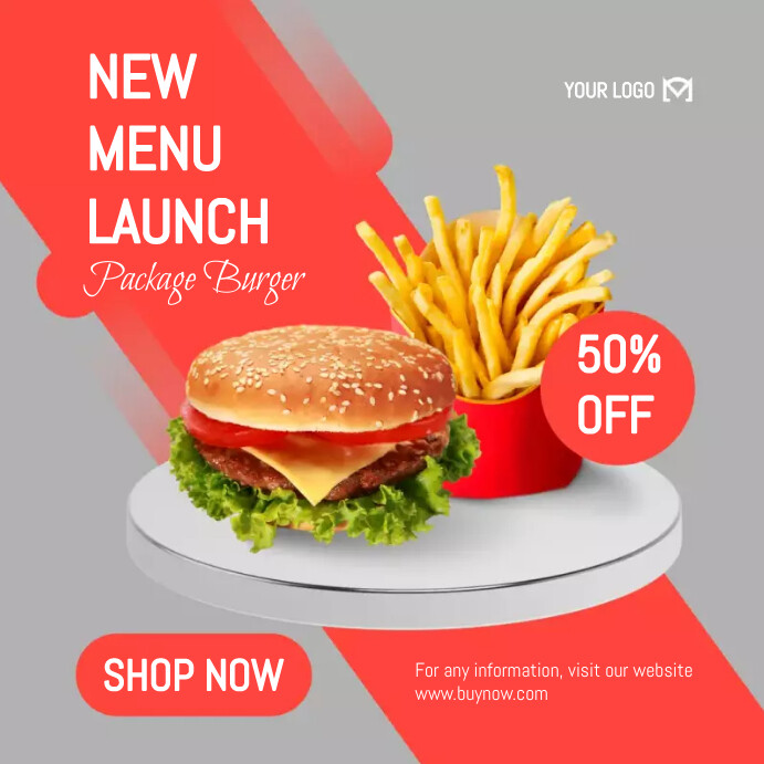 Menu Launch Flyer Template | PosterMyWall