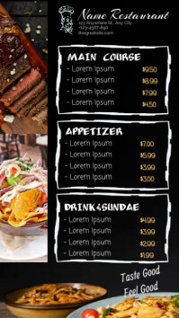 Food List Menu Template | PosterMyWall