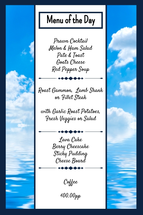 Menu of the Day Template | PosterMyWall