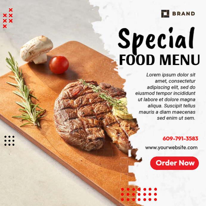 Menu Offer Template | PosterMyWall