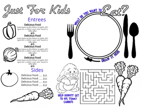 6 350 Kids Menu Template Customizable Design Templates Postermywall