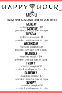 2 490 Customizable Design  Templates  for Happy  Hour   2 490 Customizable Design  Templates  for Happy  Hour