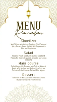 Menu Ramadan Layout Instagram Story template