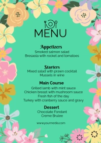 Menu Restaurant ( A2 template