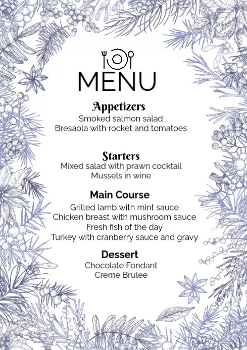 Menu Restaurant Template | PosterMyWall