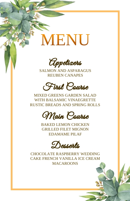 Menu Tabloid Template PosterMyWall Menu Tabloid Template PosterMyWall