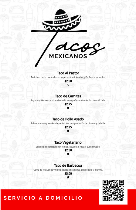 Menu Tacos Template | PosterMyWall