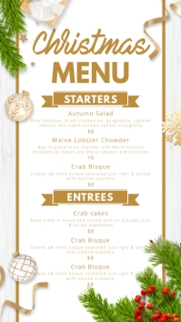 Menu Template PosterMyWall