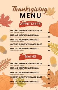Menu Template | PosterMyWall