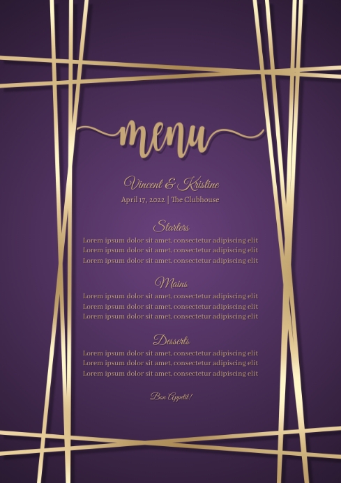 Copy of Menu Template | PosterMyWall