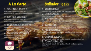 MENU TV Ekran reklamowy (16:9) template