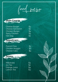 Menu Template | PosterMyWall