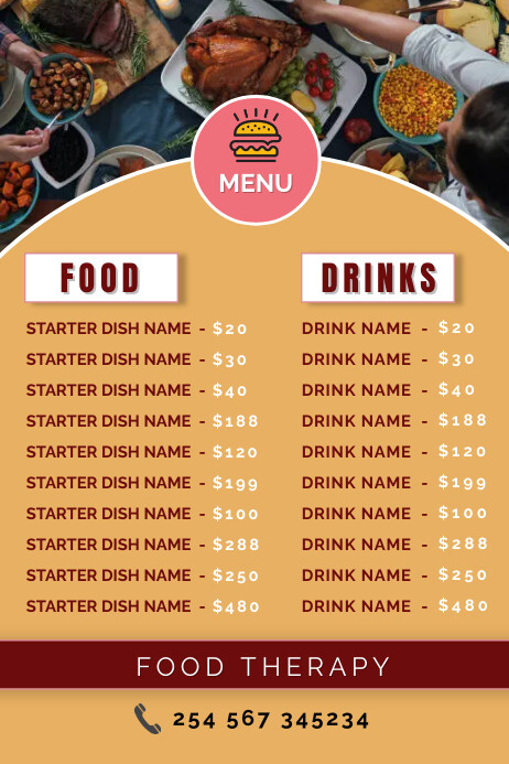 menus Template | PosterMyWall