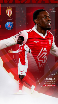 Merah Football Match Instagram Story template