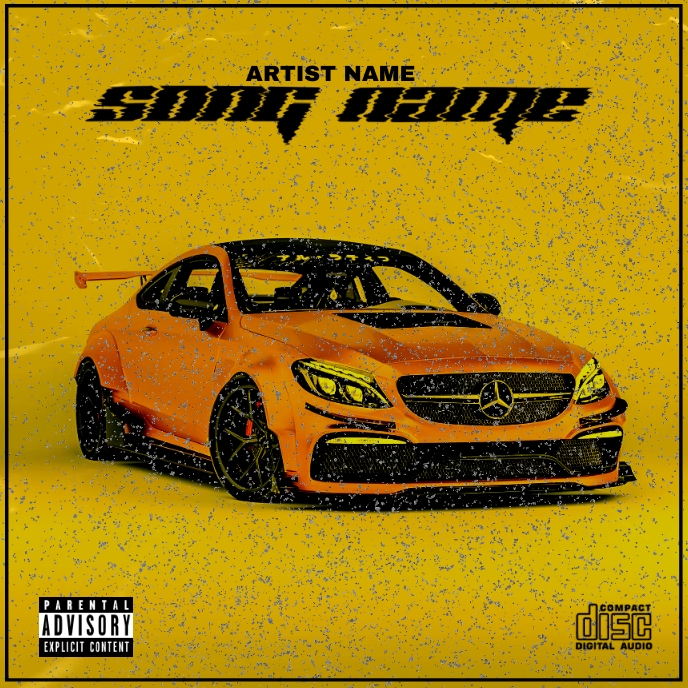 Mercedes Rapper Cd Mercedes Album Cover Template | PosterMyWall